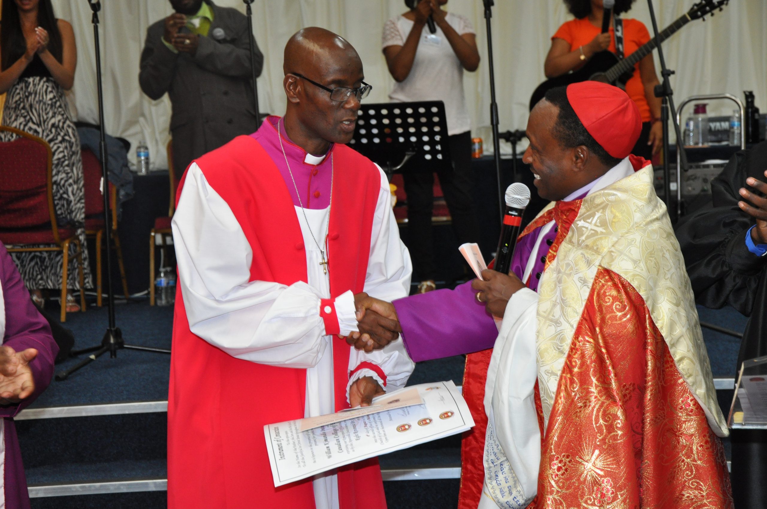 Bishop Dr. Clifton K. Thomas consecration by Archbishop William Kimando