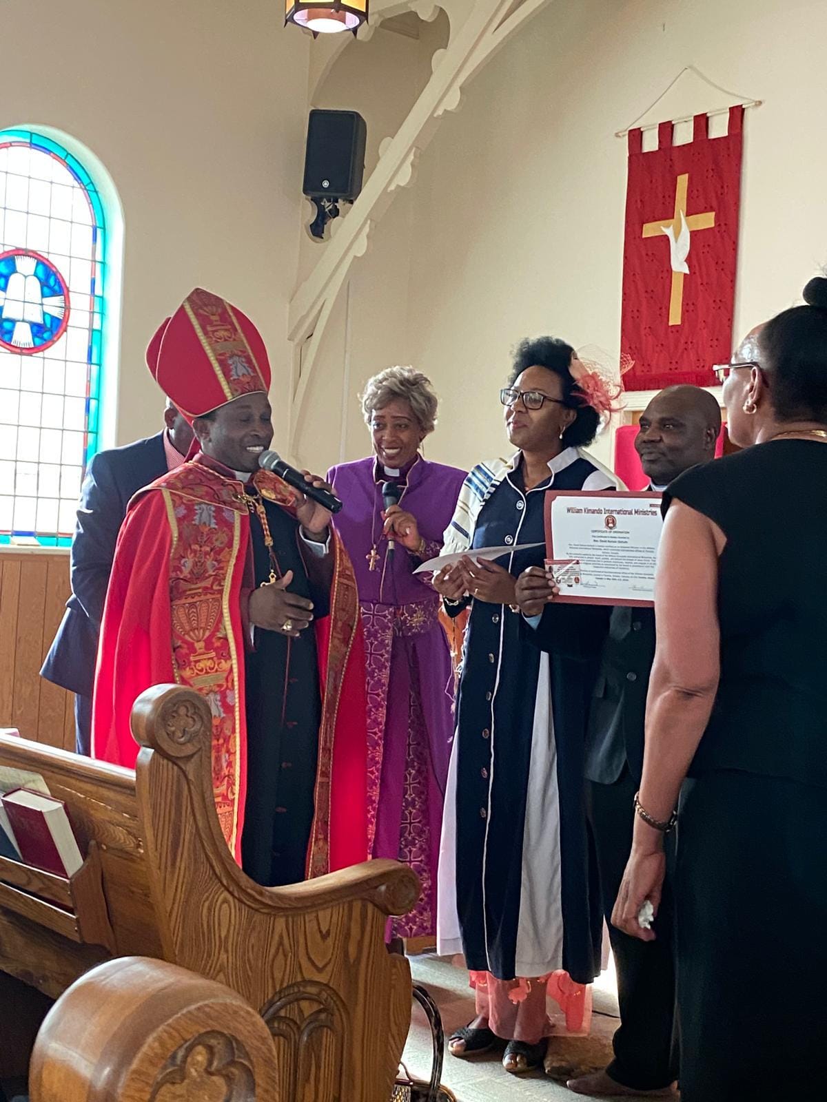 CCOEB event and ordination service